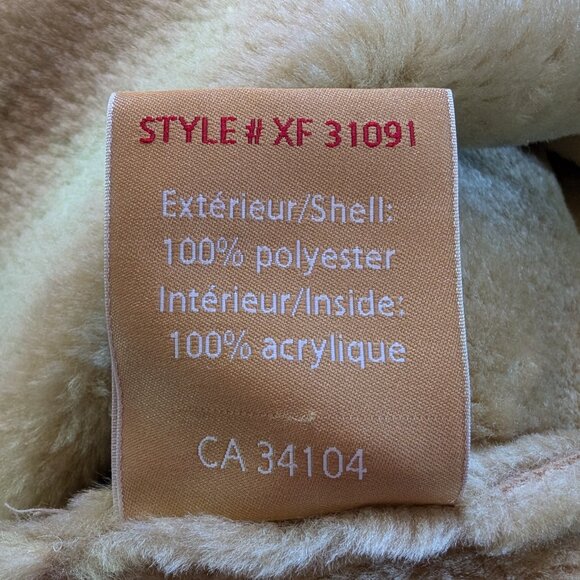 ARSENO CANADA Faux SUEDE & FUR jacket Sz S EMBROIDERIES TOOTH-LIKE buttons A GEM - Picture 14 of 16